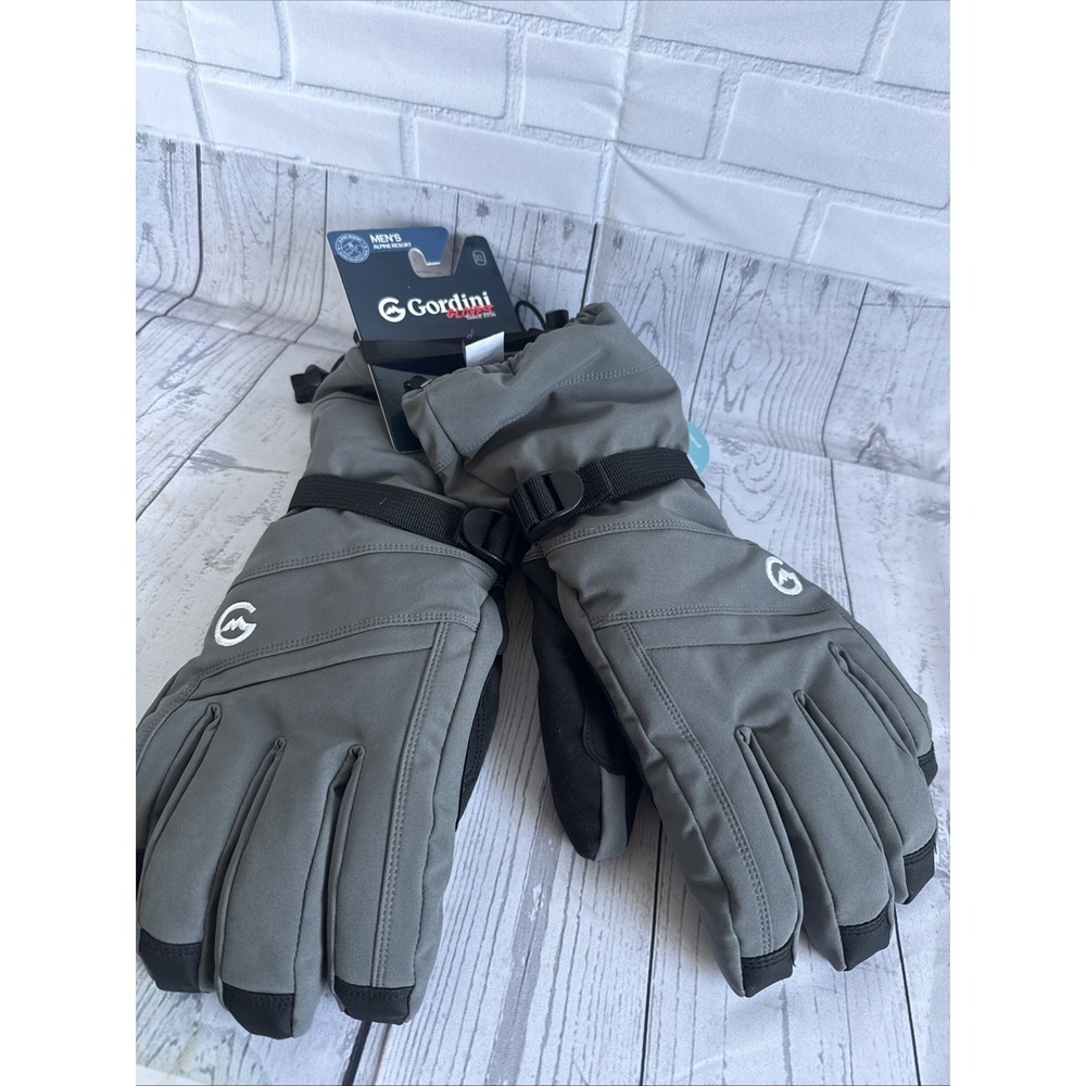 Gordini Fall Line Mens Gloves Gunmetal Grey XL Waterproof Insulated